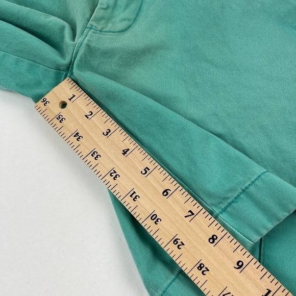 J Crew Shorts Mens Size 31 Green Flat Front Pockets - Picture 7 of 8